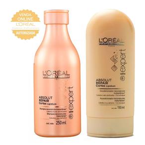 L`Oréal Professionnel Absolut Repair Cortex Lipidium Kit - Shampoo + Condicionador Kit