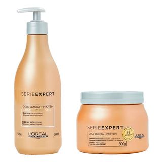 L’oréal Professionnel Absolut Repair Gold Quinoa + Protein Kit - Shampoo 500ml + Máscara 500g Kit