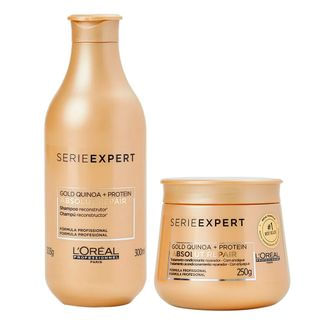 L’Oréal Professionnel Absolut Repair Gold Quinoa + Protein Kit - Shampoo + Máscara Kit