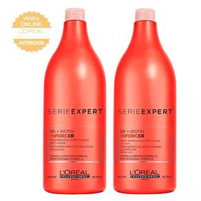 L`Oréal Professionnel Anti-queda Inforcer Kit - Shampoo 1,5L + Condicionador 1,5L Kit