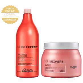 L?Oréal Professionnel Inforcer Anti-Quebra Kit - Shampoo 1,5L + Máscara Kit
