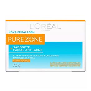 L`Oréal Pure Zone Sabonete Limpeza Facial - 70g