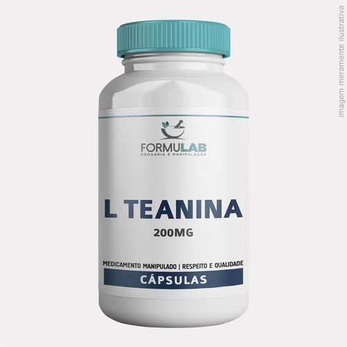 L Teanina 200mg - L Theanina -120 Cápsulas