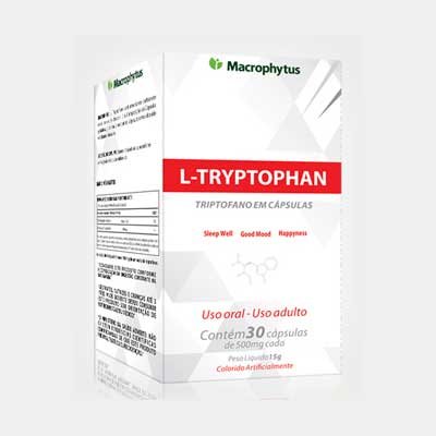 L-Tryptophan 500mg - 30 Caps - Macrophytus