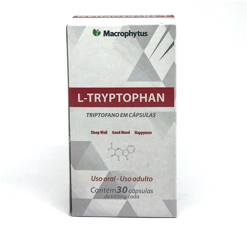 L-Tryptophan 600Mg 30 Caps Macrophytus