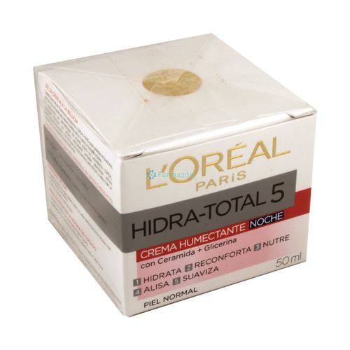 L'Oreal Hidra-Total 5 Crema Humectante Noche X 50 Ml