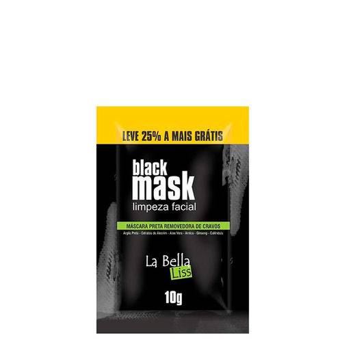 La Bella Liss Black Mask Máscara Preta Removedora de Cravos 10g