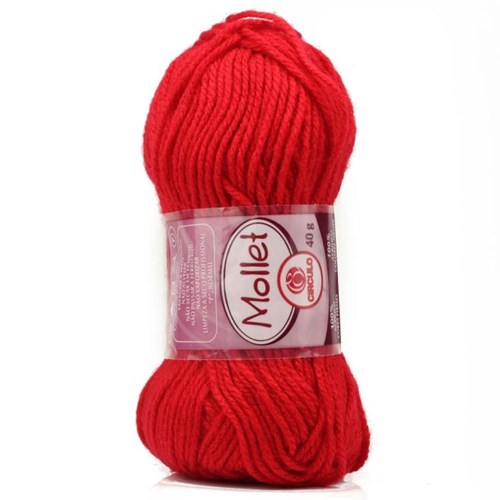 Lã Mollet 40g - Circulo - 0142-PIMENTA