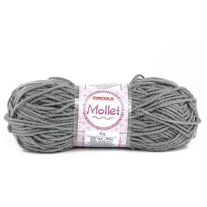 Lã Mollet 40G - Circulo - 0700-Aluminio