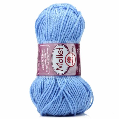 Lã Mollet 40g - Circulo - 2403-ACQUA