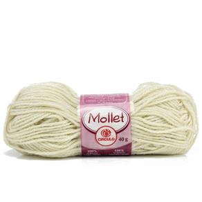 Lã Mollet 40g - Circulo - 8176-Off White - 8176