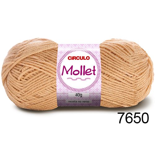 Lã Mollet Círculo 40g - Cor 7650