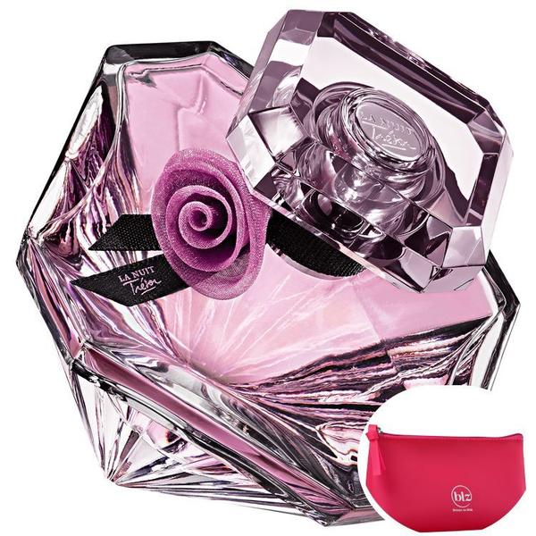 La Nuit Trésor Lancôme Eau de Toilette Perfume Feminino 100ml+Necessaire Pink com Puxador em Fita