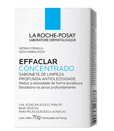 La Roche-Posay Effaclar Sabonete Barra Concentrado 70g