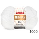 Lã Ternura 100g Círculo - Cor: 1000 - Branco