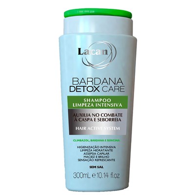 Lacan Bardana Detox Care Shampoo Limpeza Intensiva 300ml
