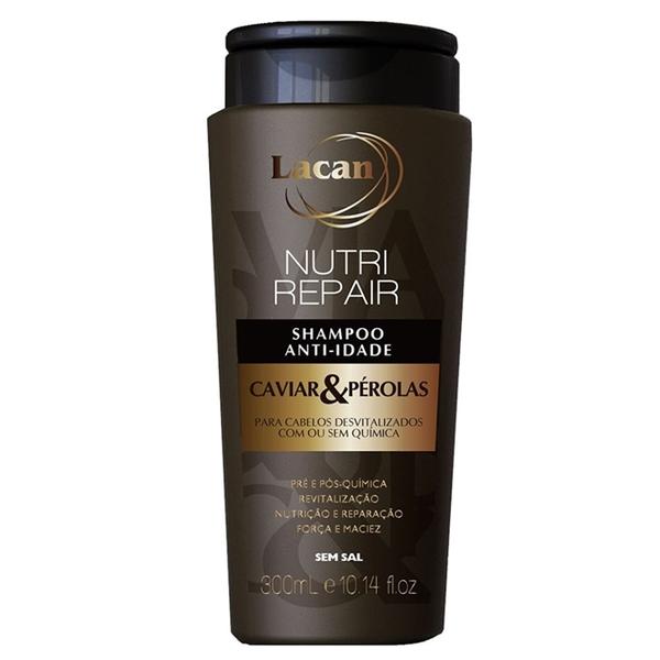 Lacan Nutri Repair Shampoo Anti-Idade Caviar Pérolas 300ml