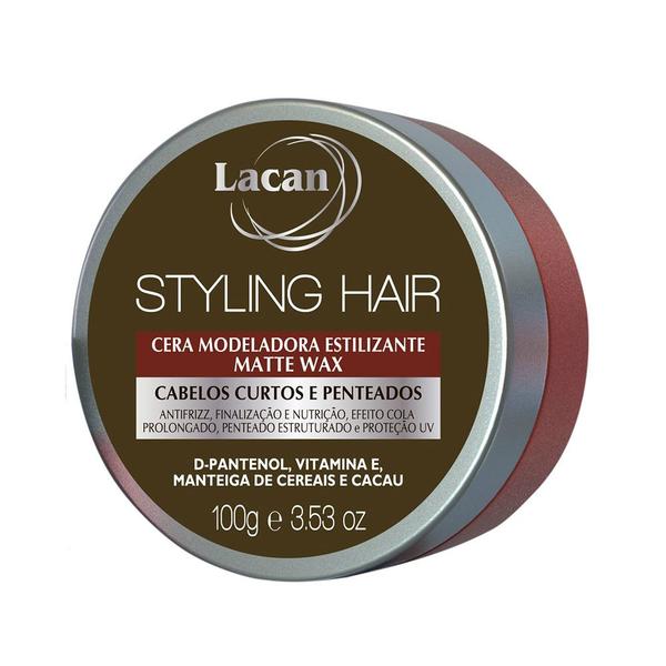 Lacan Styling Hair Cera Modeladora Matte Wax 100g