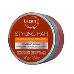 Lacan Styling Hair - Pomada Defrizante Modeladora 100g 6 Unidades