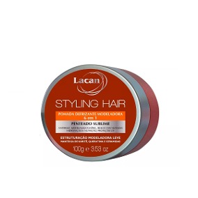 Lacan Styling Hair - Pomada Defrizante Modeladora 100g