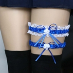 Lace Wedding Party Mulheres Meninas lingerie nupcial bowknot Cosplay Leg Garter Belt Suspender