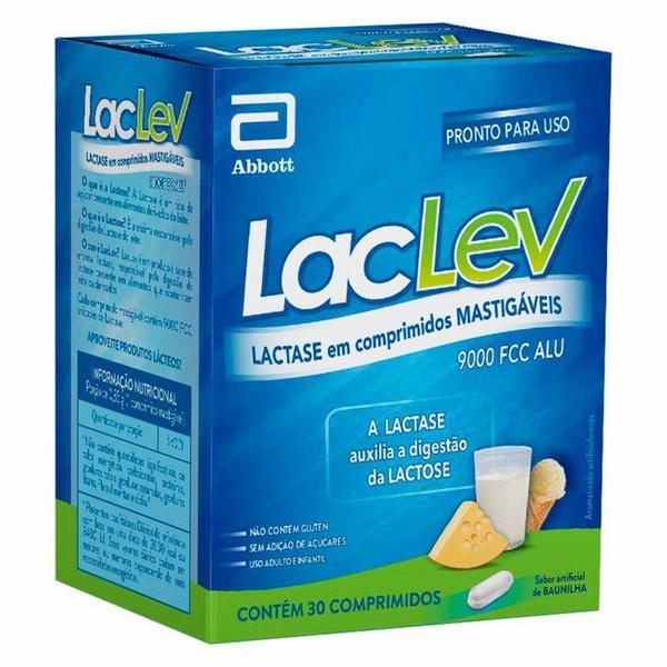 Laclev 9000fcc 30 Comprimidos - Lactase - Abbott