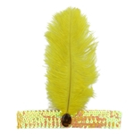 Mulheres Feather Muito Elastic Faixa de Cabelo Cabelo Chic Cosplay Indian Chief loop ornamento Headband