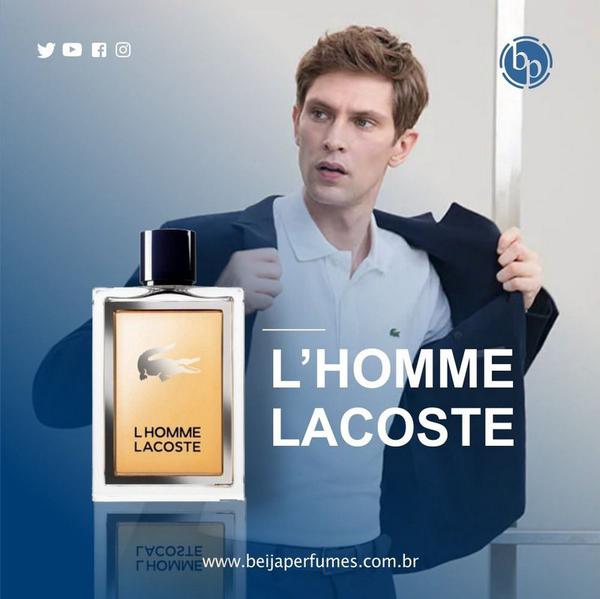 Lacoste LHomme Eau de Toilette Perfume Masculino 100ml/3.3oz