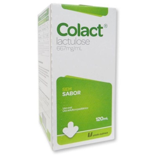 Lactulose - Colact Sem Sabor 120ml Uniao Quimica