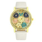 Ladies Leather Strap Creative Gift Quartz Watch ZYBSK-33 Lady Collection