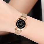 Ladies Mulheres Rel¨®gios Magnetic Starry Sky Clock Diamante Feminino Quartz Wristwatche