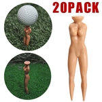 Lady 20PACK 3 '' Sexy Girl Tees Mulher nu Plastic Golf Tees Golf Acess¨®rios