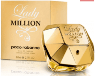 Lady Million -Paco Rabanne 80 Ml (Amarelo)