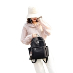 Lady Mini Backpack bonito impermeável Ombro viagem Oxford saco de pano com o Bear Pendant