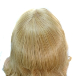 Lady Mulheres Moda Parte Oriente Big Wave Ouro peruca de cabelo encaracolado