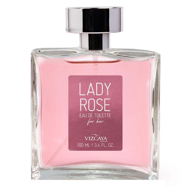 Lady Rose Vizcaya - Perfume Feminino Eau de Toilette 100ml - Musk