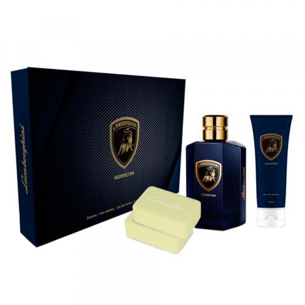 Lamborghini Huracan Kit - Perfume + Gel de Banho + Sabonete