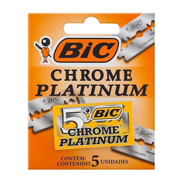 Lâminas Bic Chrome Platinum