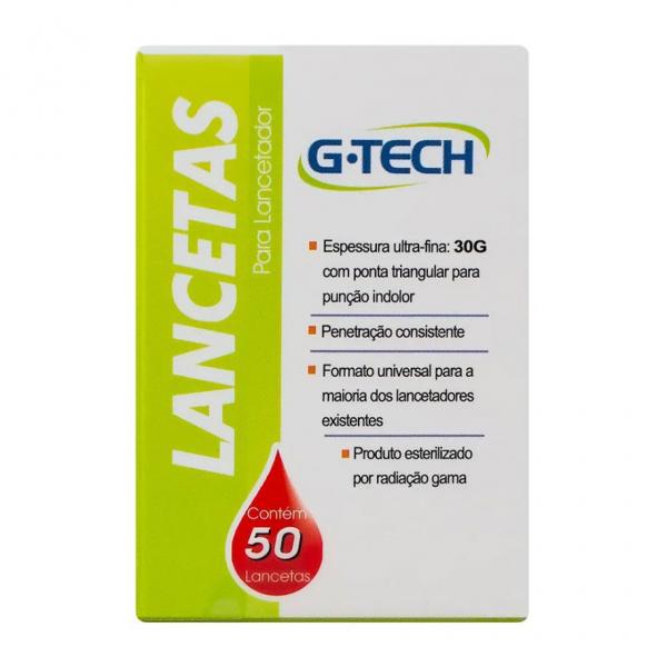 Lanceta para Lancetador com 50 Unidades - G-Tech