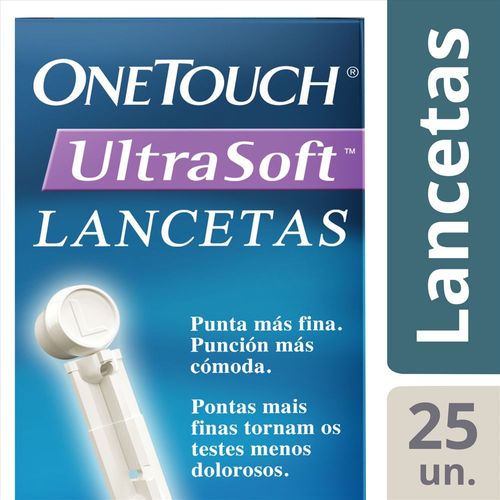 Lanceta Ultra Soft com 25 Unidades