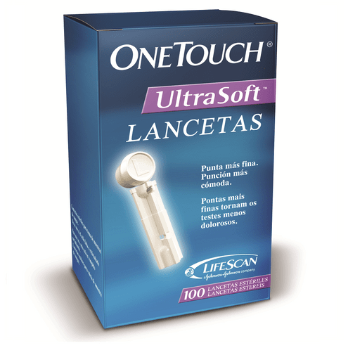 Lancetas Onetouch Ultrasoft X 100und