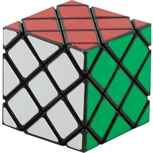 Lanlan 4 cores pillowed forma mestre Pyramorphix enigma velocidade Cube preto