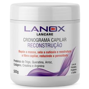 Lanox Cronograma Capilar - Máscara de Reconstrução 500g