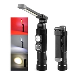 Lanterna recarregável Multifuncional Outdoor Waterproof Car Work Light COB Maintenance Light Cam