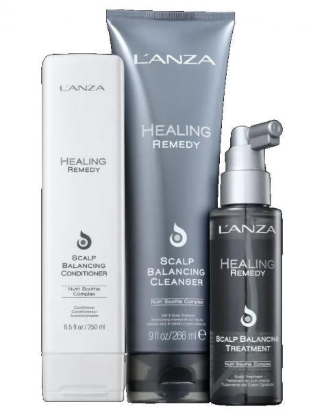 Lanza Healing Scalp Balancing Cleanser (3 Produtos)