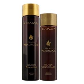 Lanza Keratin Healing Oil Duo Kit (2 Produtos)