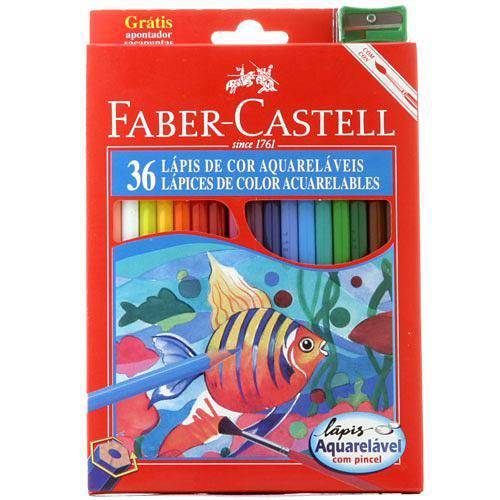 Lápis 36 Cores Faber Castell Aquarelável