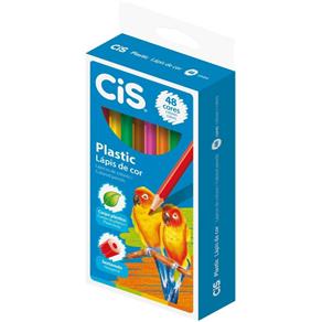 Lápis de Cor C/48 Cores Cis Plastic
