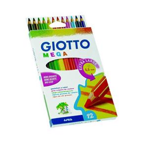 Lápis de Cor Giotto Mega 12 Cores