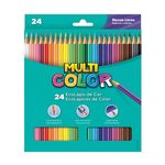 Lápis de Cor Multicolor – 24 Cores